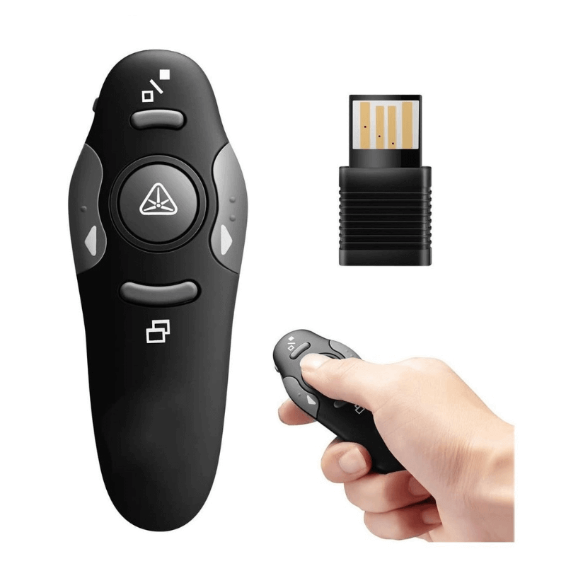 Controle Passador Slide Caneta Laser Sem Fio Apresentador Power Point - Radali Shop