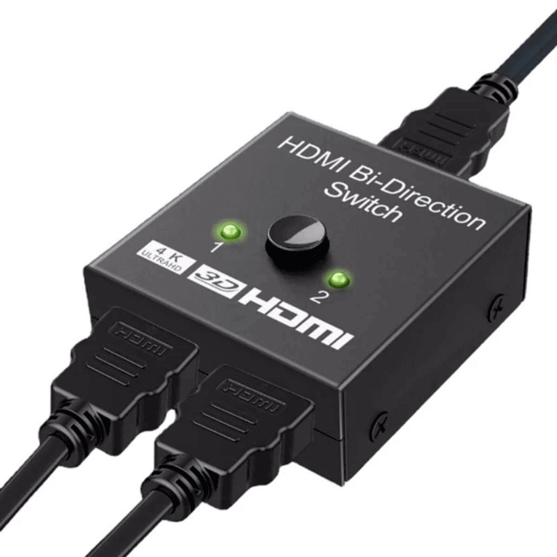 Chaveador Swither Seletor Divisor Hdmi 2.0 2x1 1x2 4k 60Hz - Radali Shop