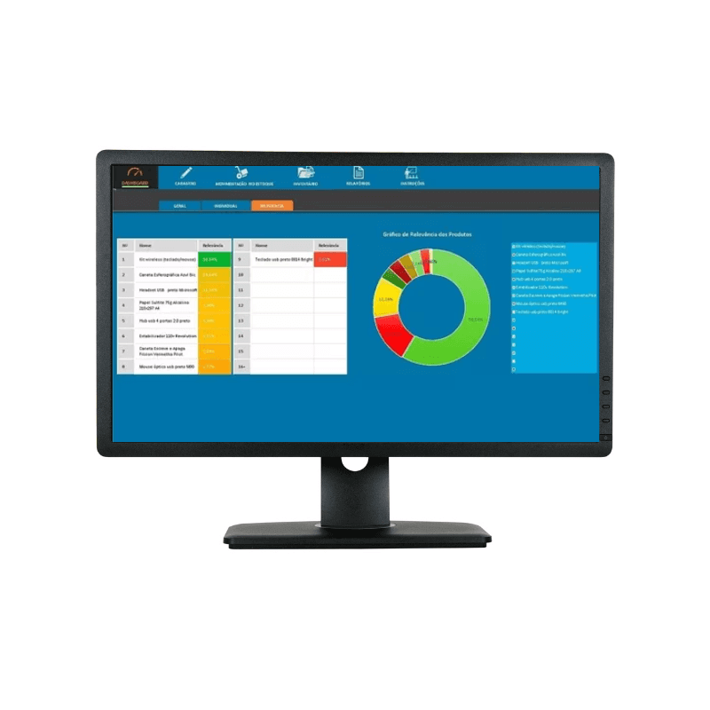 Planilha Controle De Estoque Sistema Entrada Saida Em Excel - Radali Shop