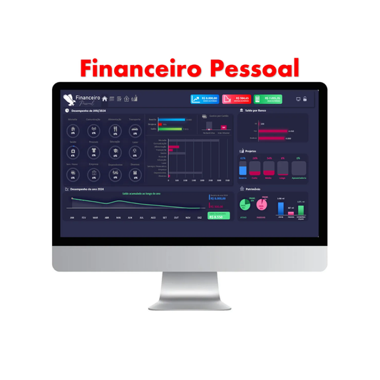 Planilha Controle Planejamento Financeiro de Gastos Excel