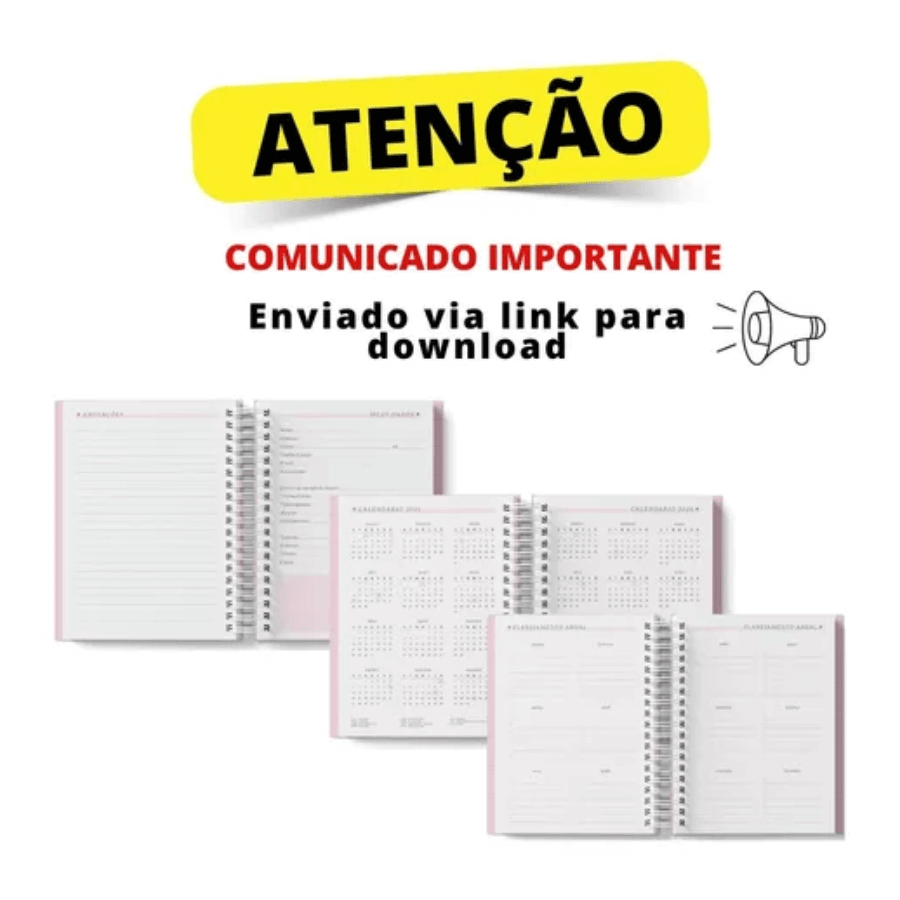 Arquivo Digital Miolo Agenda A5 2025 1dpp 2dpp #28 - Radali Shop