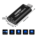 Adaptador Hdmi P/ Usb 2.0 Placa Captura Vídeo 4k 1080p - Radali Shop