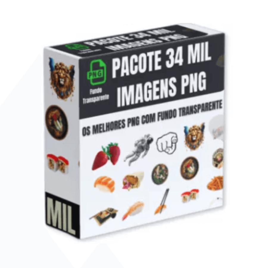 Pack 34 mil imagens PNG - O melhor pacote PNG com fundo transparente - Radali Shop