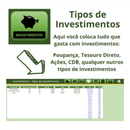 Planilha Controle Financeiro Pessoal Gastos Despesas Mensal Diário - Radali Shop