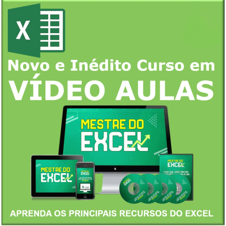 Curso Online de Excel Mestre do Basico ao Avançado - Radali Shop