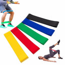 Kit 5 Faixas Elásticas Elásticos Alongamento Pilates Yoga Exercícios Condicionamento Físico Yoga Saúde Relaxamento Academia Músculos Personal - Radali Shop
