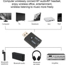 Adaptador Transmissor Receptor Bluetooth 5.0 Audio 2 Em 1 Veicular Pc - Radali Shop