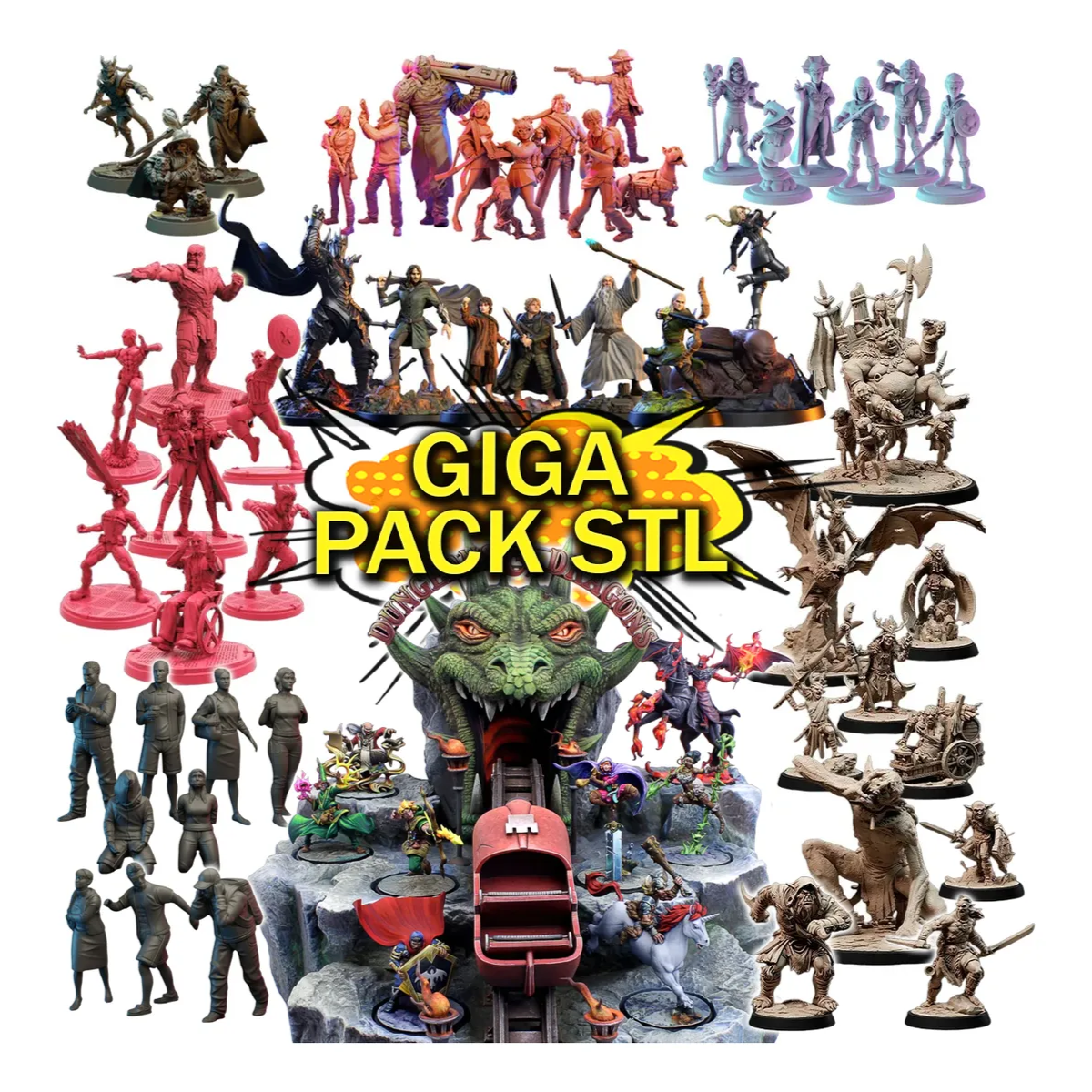 Giga Pack Stl Impressão 3d + Atualizações Semanais