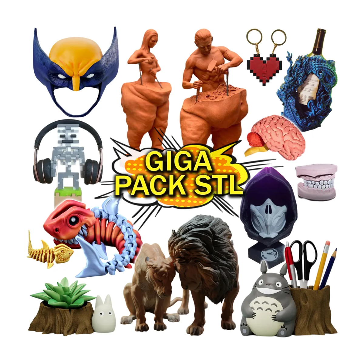 Giga Pack Stl Impressão 3d + Atualizações Semanais