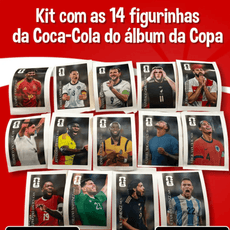 Coleção Coca Cola para imprimir e baixas as figurinhas da copa do mundo em pdf