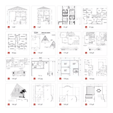 245mil Projetos Autocad Casas Prontos - Planta Baixa Engenharia Civil Dwg - Radali Shop
