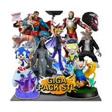 Giga Pack Stl Impressão 3d + Atualizações Semanais