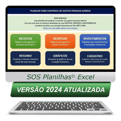 Planilha Controle Financeiro Pessoal Gastos Despesas Mensal Finanças
