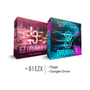 Ezdrummer 2 + Superior Drummer 3.2.2 + 53 Ezx + Midi Pack