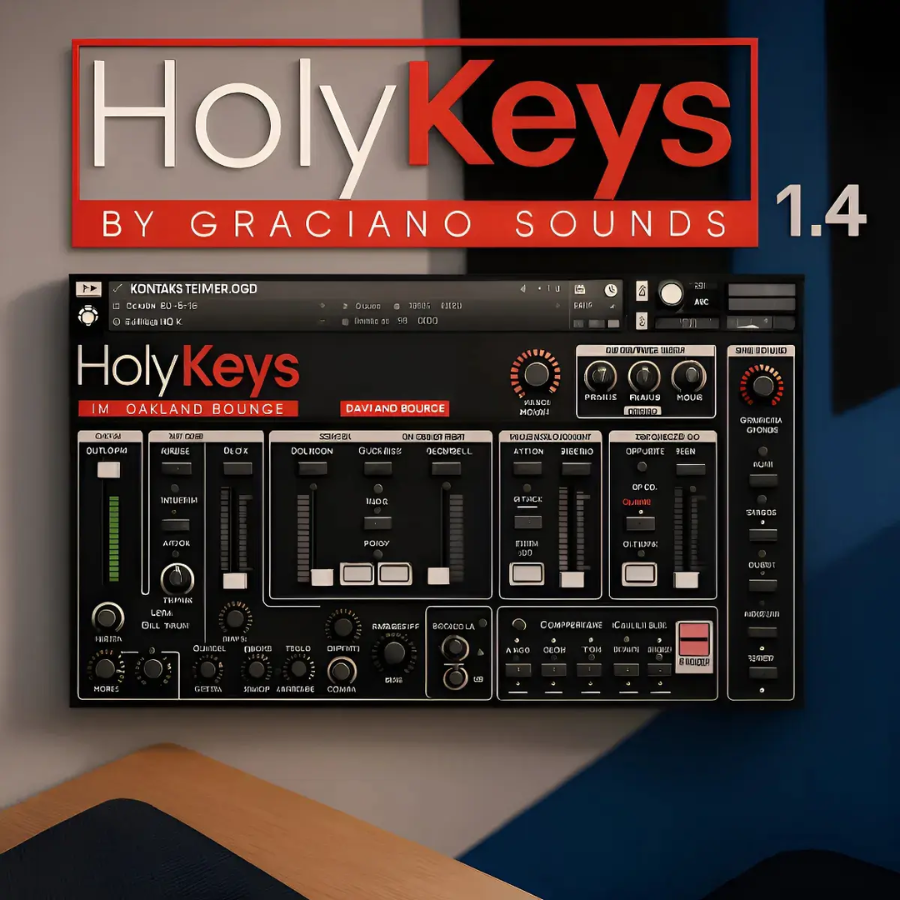 Holy Keys 1.4 + Kontakt 8 Ativado - Envio Imediato
