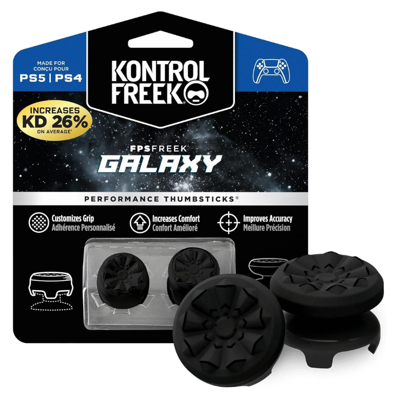 Grip Kontrol Freek Galaxy Preto Kontrolfreek p/ Ps4 Ps5 Playstation