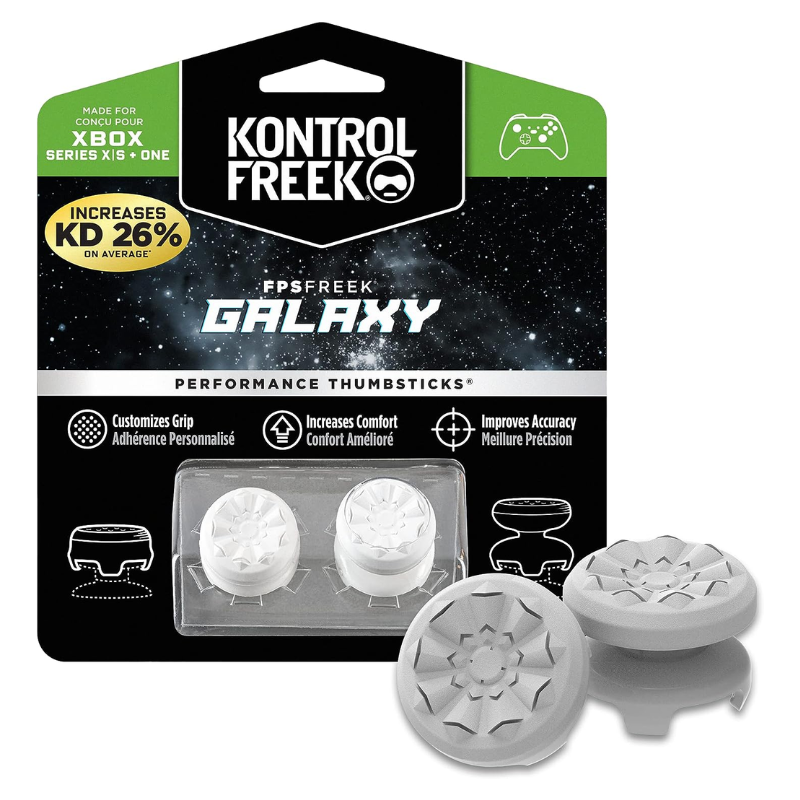 Grip Kontrol Freek Galaxy Blanco Para XBOX Series X/S y One