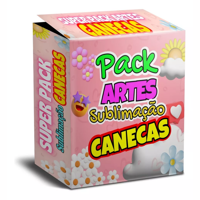 Pack 100 Mil Artes Para Sublimação Canecas +70 Temas Diferentes