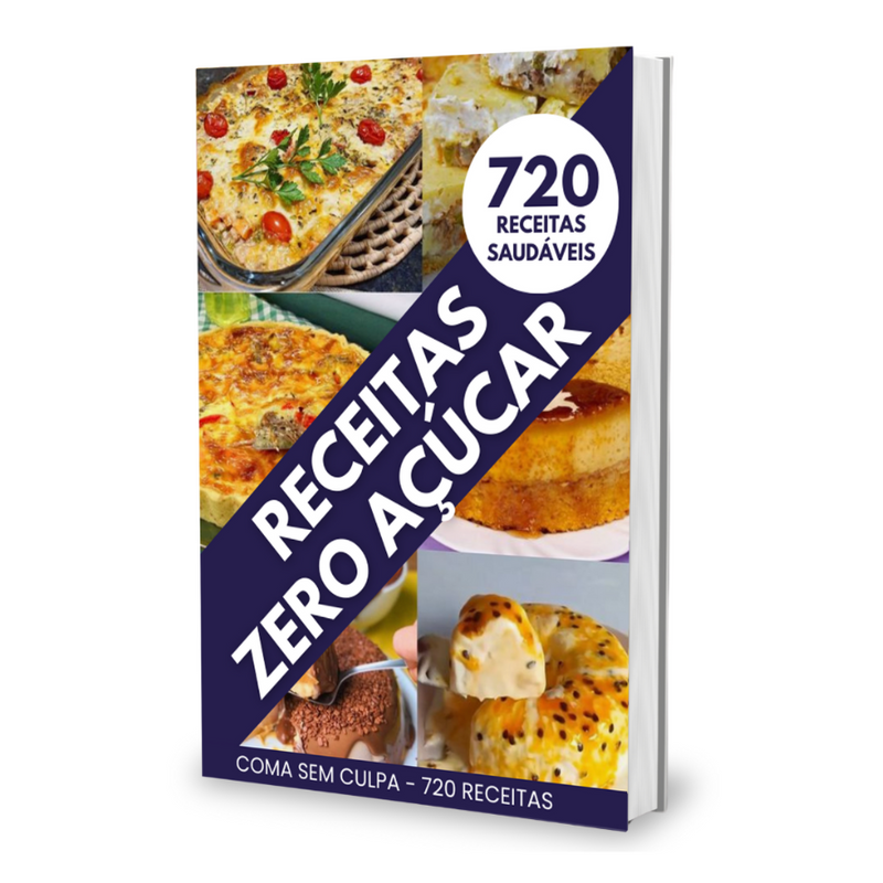 720 Receitas Zero Açúcar Alimentos Sem Glúten Forma Controlar Diabetes Autoimune