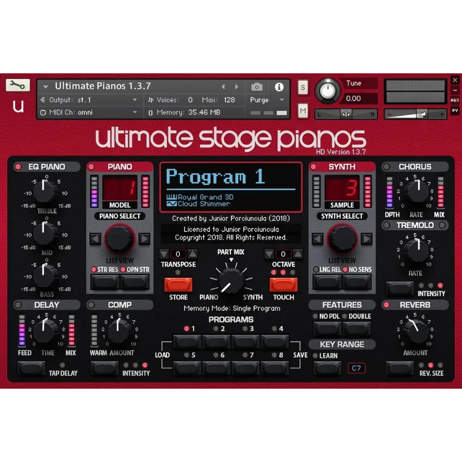 Ultimate Stage Pianos+ Base Lab 2.2+ Grace Stage + Kontakt 8
