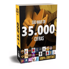+ 35 Mil Cifras Músicas Aprender Tocar Violão Guitarra MPB Pop Rock