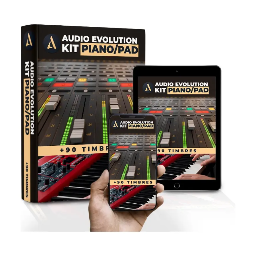 Pack Samples Áudio Evolution - Pianos E Pads +90 Timbres