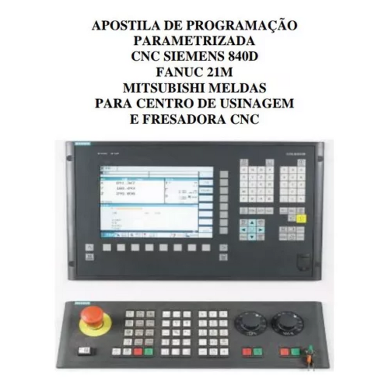 Manual de programación parametrizada CNC Siemens Mitsubishi Fanuc