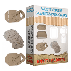 Plantillas vectoriales de archivos de plantilla de caja Artcan de Aspire