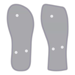 Arquivos Gabaritos Chinelos Em Corel Draw Vetores - Moldes Sublimação