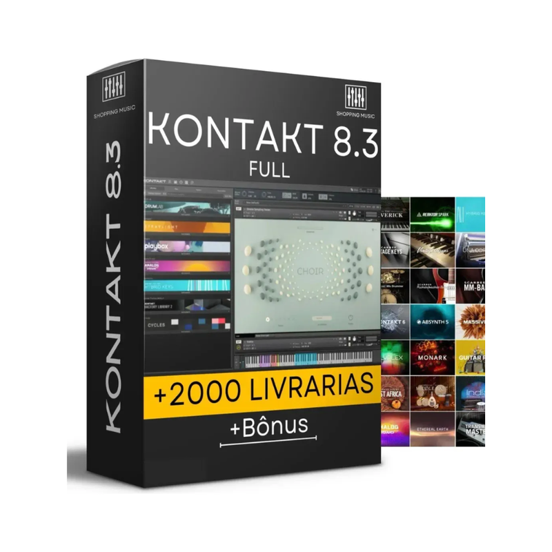 Kontakt 8 Full Com Pack de Livrarias Bibliotecas Profissionais