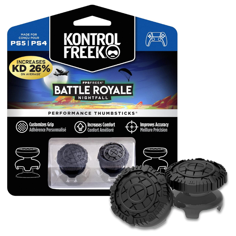 Grip Kontrol Freek Battle Royale Kontrolfreek Preto Playstation 4 5 PS4 PS5