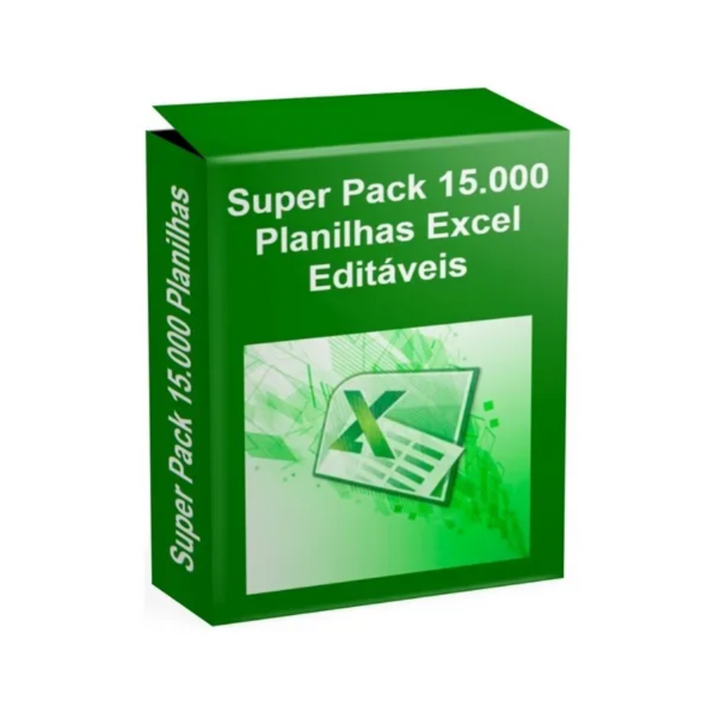 Super Pack + 15.000 Planilhas Excel Prontas Editáveis