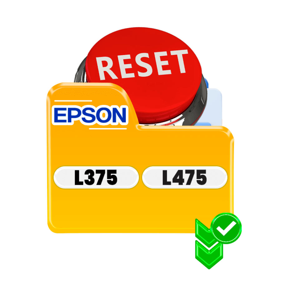 Reset Epson L375 L475 para contador de almofada Impressora
