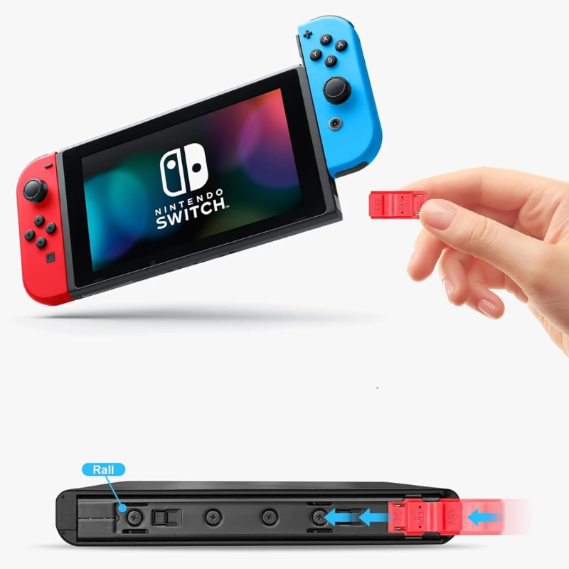 Jig Preto Rcm Clip Pro Chave Para Joy Con Nintendo Switch