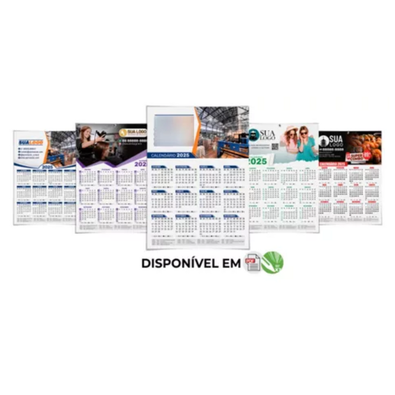 Digital Archive Combo Calendars 2025 Editable Commercial