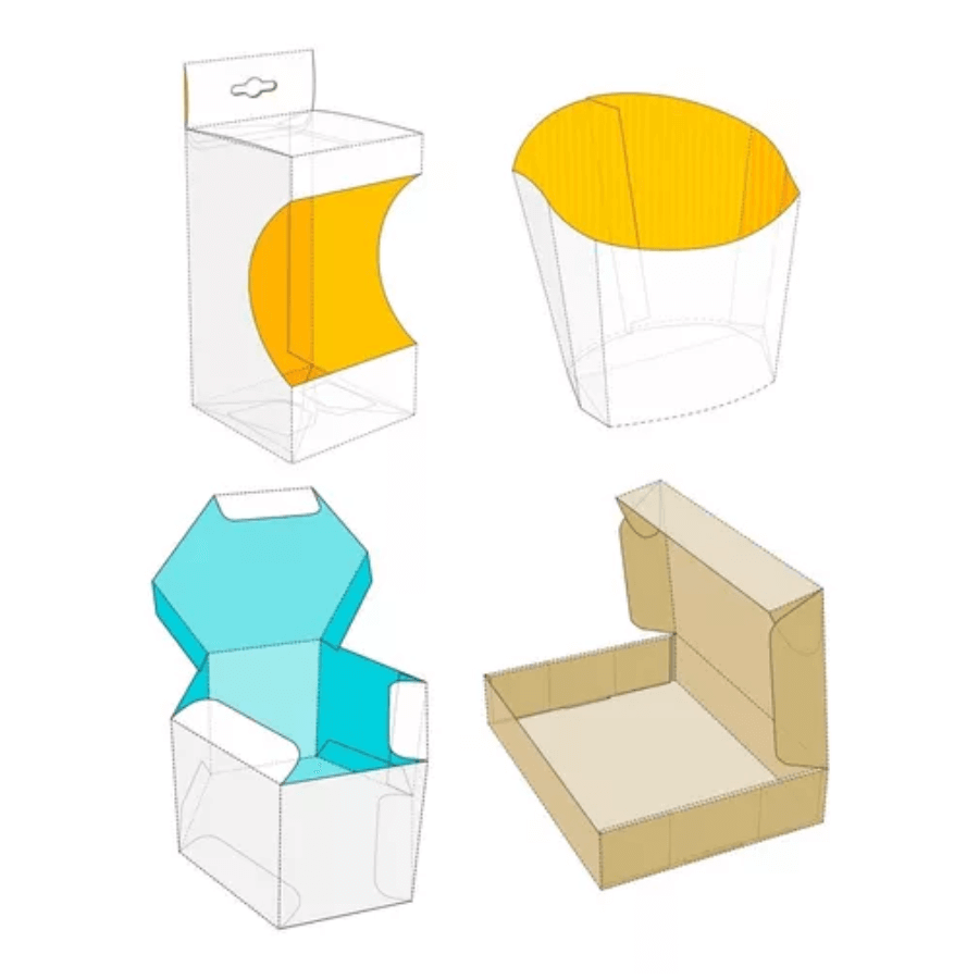 Pack 7949 Arquivos Silhouette Moldes Limpos Caixas Caixinhas Festas Embalagens - Radali Shop