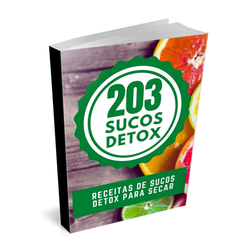 203 Receitas de Sucos Detox para Desinchar Emagrecer