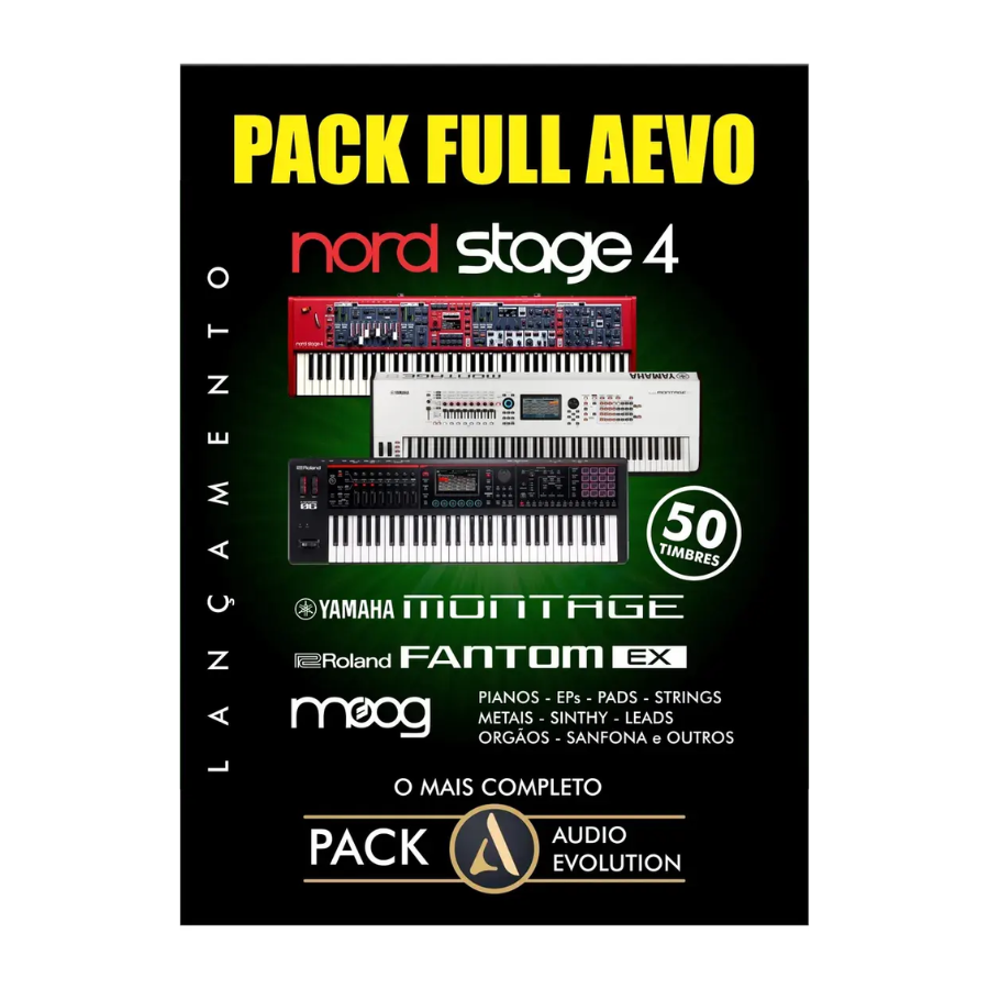 Pack 50gb Timbres Nord Stage 4 montage Pads Guitar moog