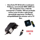 Fonte De Alimentação 5v 2a Original Bivolt 110v 220v Tv Box Smart