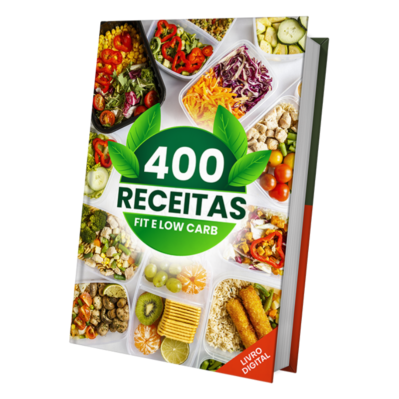 400 Receitas Fit Low Carb para Emagrecer Rápido com Cardapio Marmita Fitness