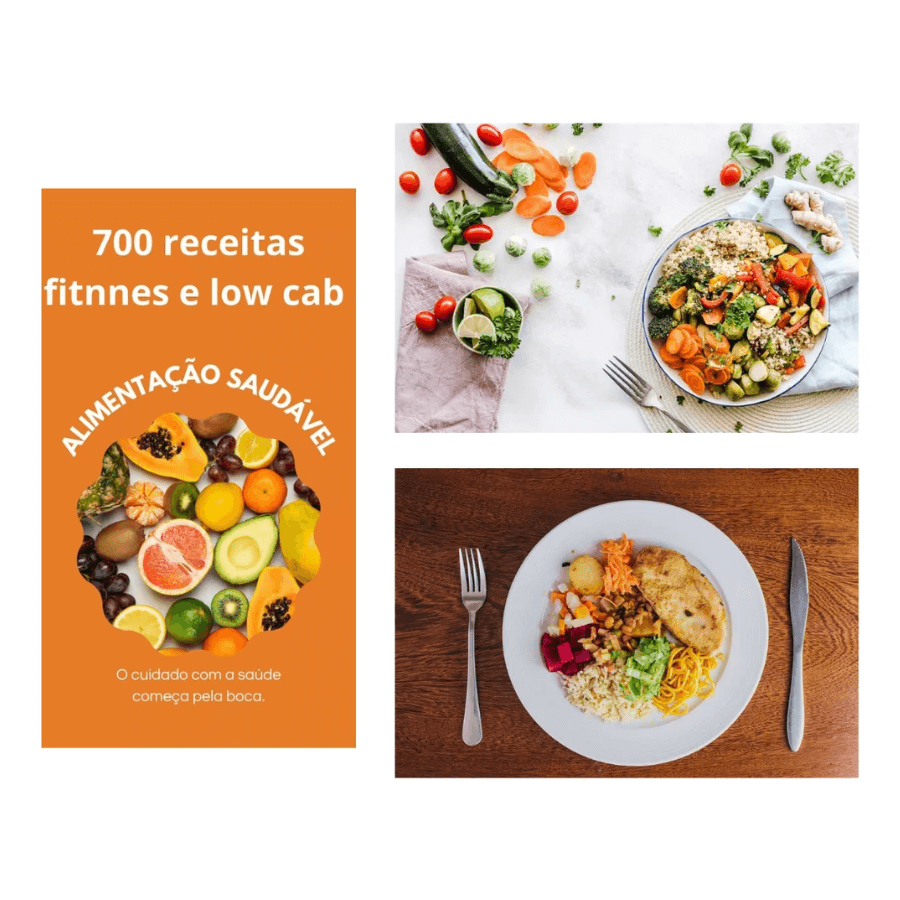 700 Receitas Fit Low Carb para Marmita e Refeições - Radali Shop