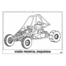 Projeto Para Construir Kart 1 lugar Cross Detalhado Port Pdf Buggy Gaiola - Radali Shop