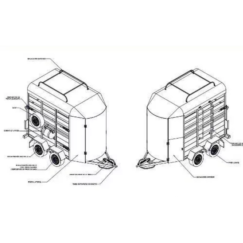 Project to Build a Trailer for 2 Horses