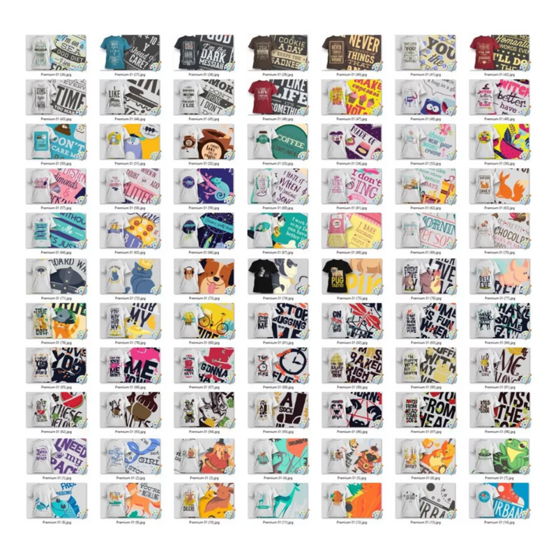 Megapack Artes e Vetores Para Estampas De Camisetas