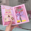 Molde Limpo Caixa Convite Pirulito Arquivo Silhouette E Png - Radali Shop