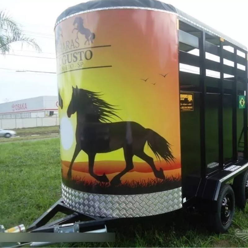 Projeto Para Construir Carretinha Reboque Para 2 Cavalos