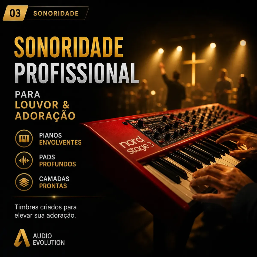 Nord Stage 3 Pianos + Pads + Worship | Áudio Evolution Sf2