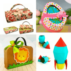 Pack 7949 Arquivos Silhouette Moldes Limpos Caixas Caixinhas Festas Embalagens - Radali Shop