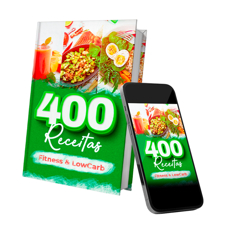 400 Receitas Fit Low Carb para Emagrecer Rápido com Cardapio Marmita Fitness