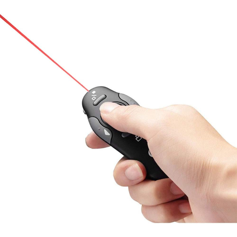 Passer Slide Control Wireless Laser Pen Presentador Power Point Proyector USB